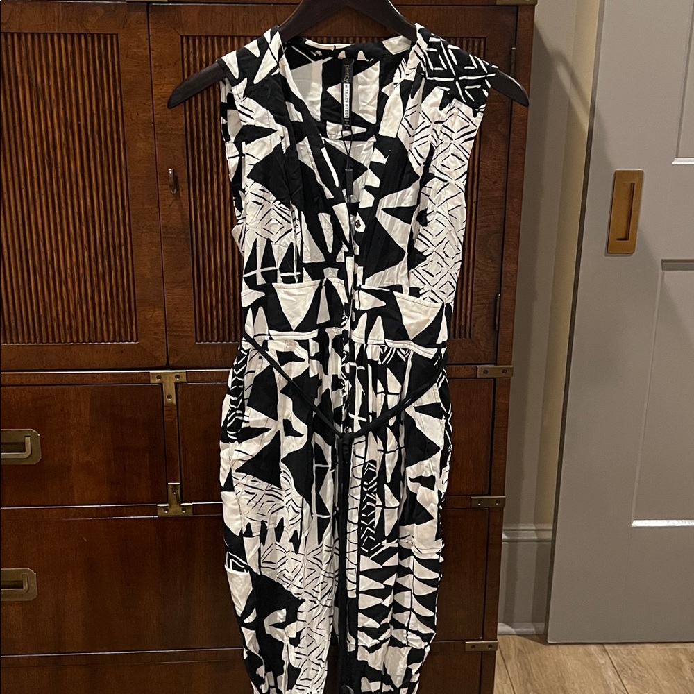Plenty by Tracy Reese Monochrome Patterned Dress
